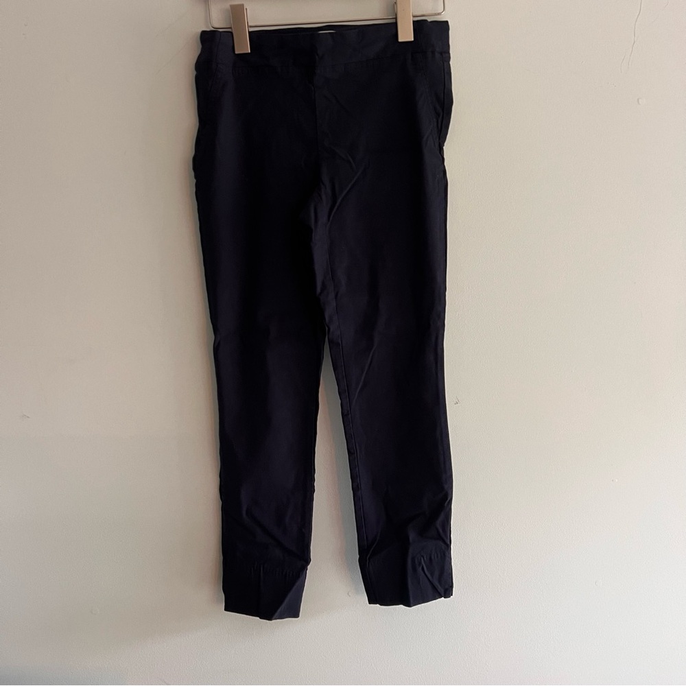 Navy blue work pants. Size 2. Elaine Rose.